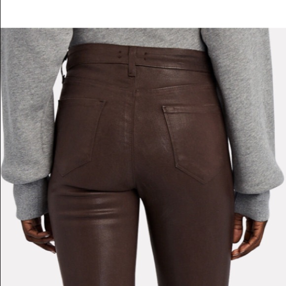 L'AGENCE : MARGUERITE COATED SKINNY JEANS - Picture 4 of 4